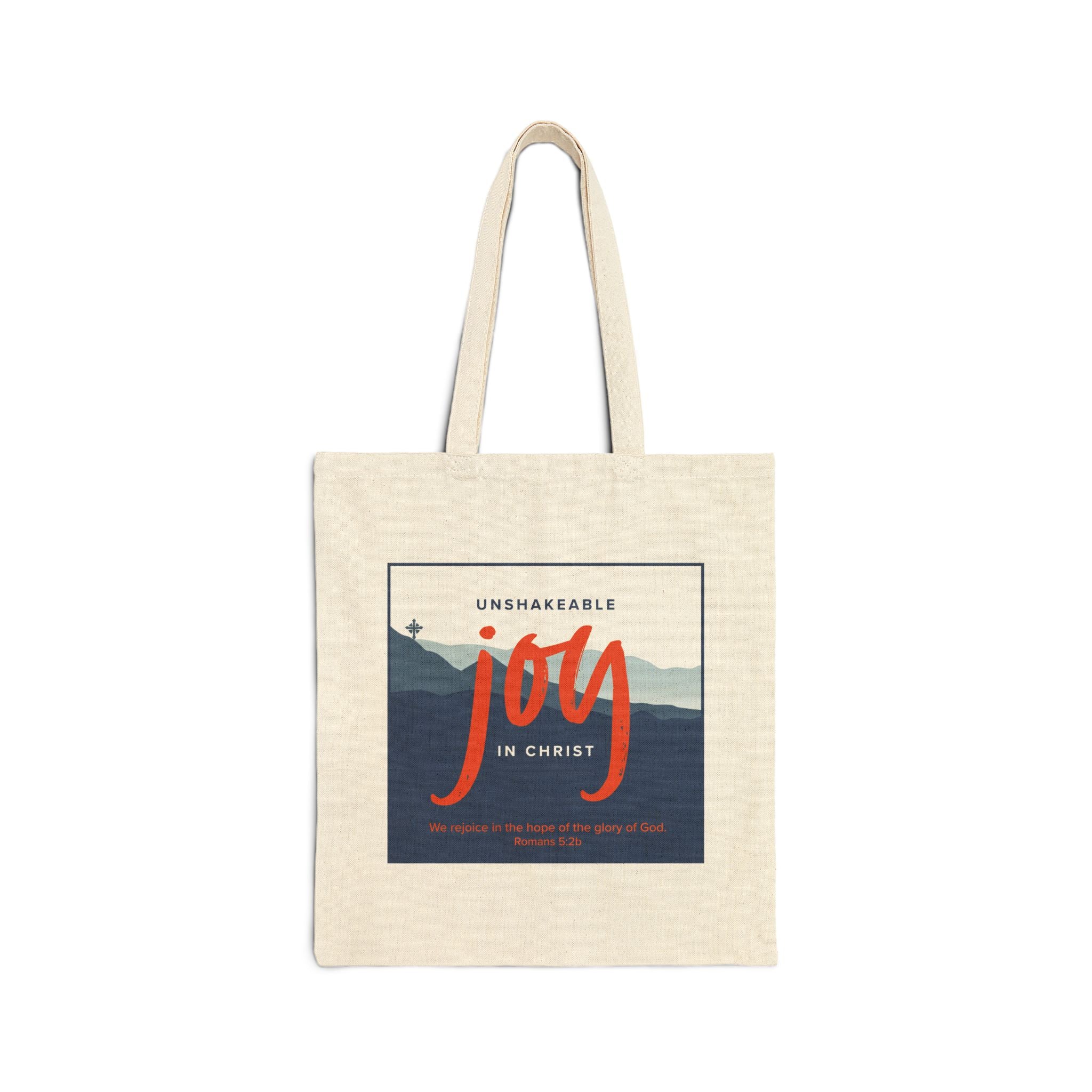 Unshakeable Joy Cotton Canvas Tote Bag