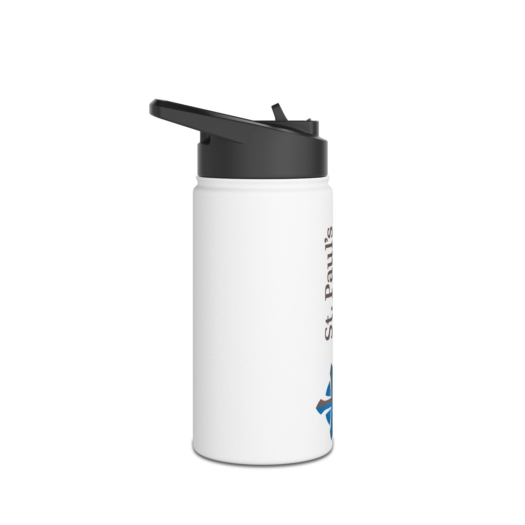St Paul's Stainless Steel Water Bottle, Standard Lid