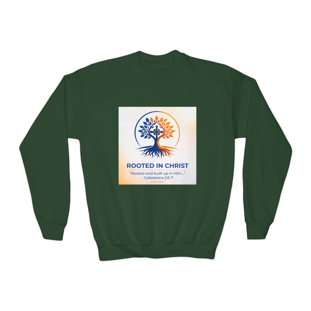 Rooted in Christ Youth Crewneck Sweatshirt