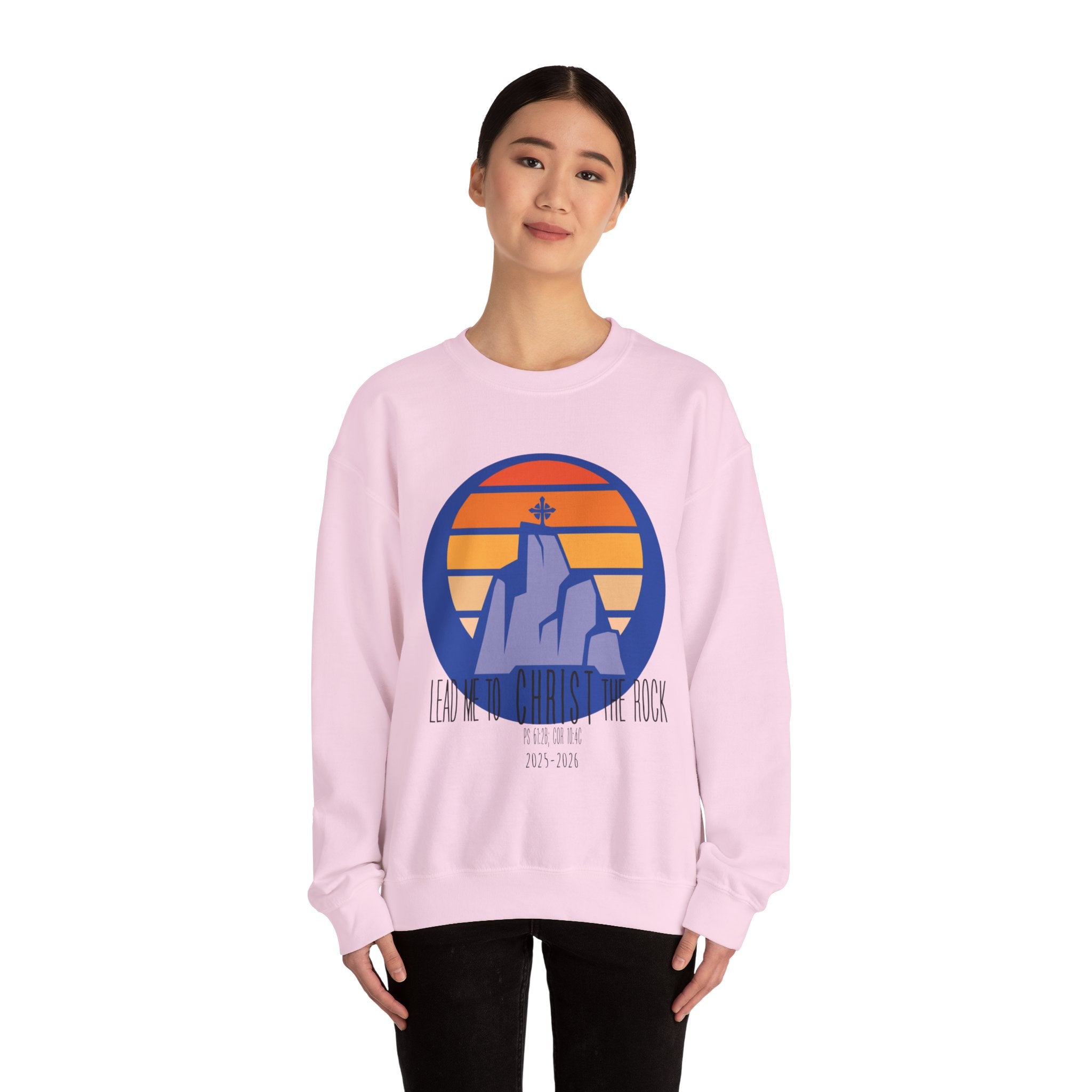 Lead Me to Christ Heavy Blend™ Crewneck Sweatshirt