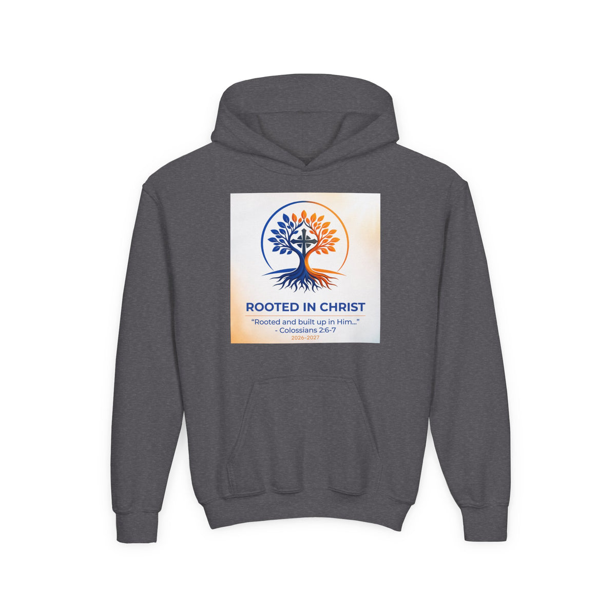 Rooted in Christ Youth Hooded Sweatshirt
