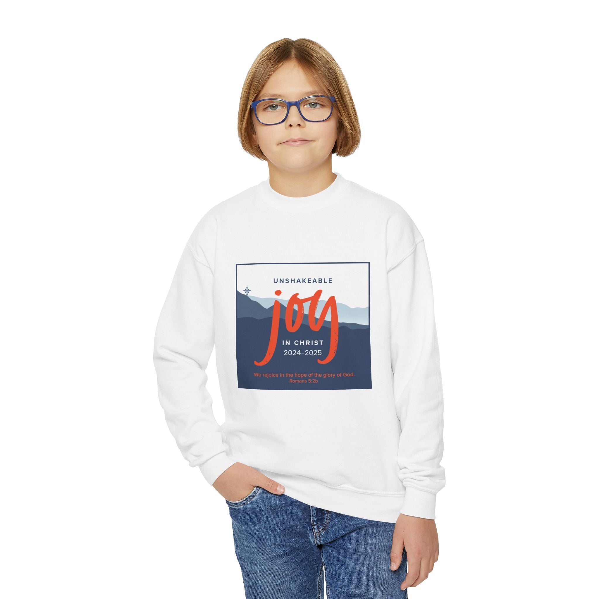 Unshakeable Joy Youth Crewneck Sweatshirt