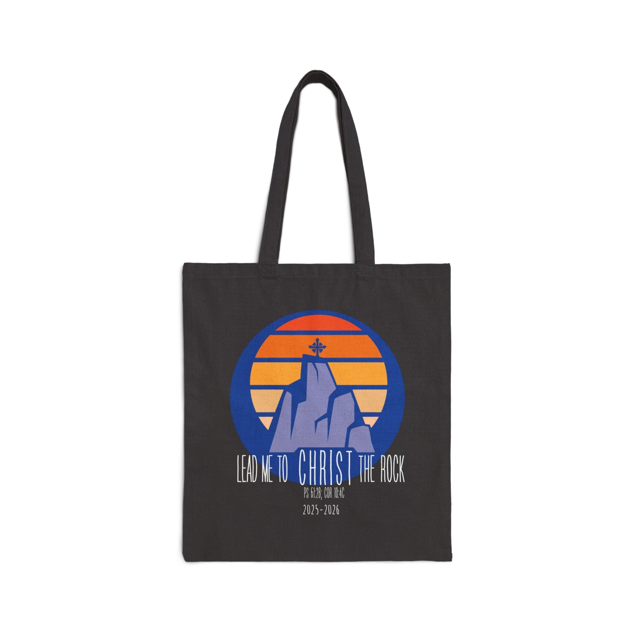 Lead Me to Christ Cotton Canvas Tote Bag