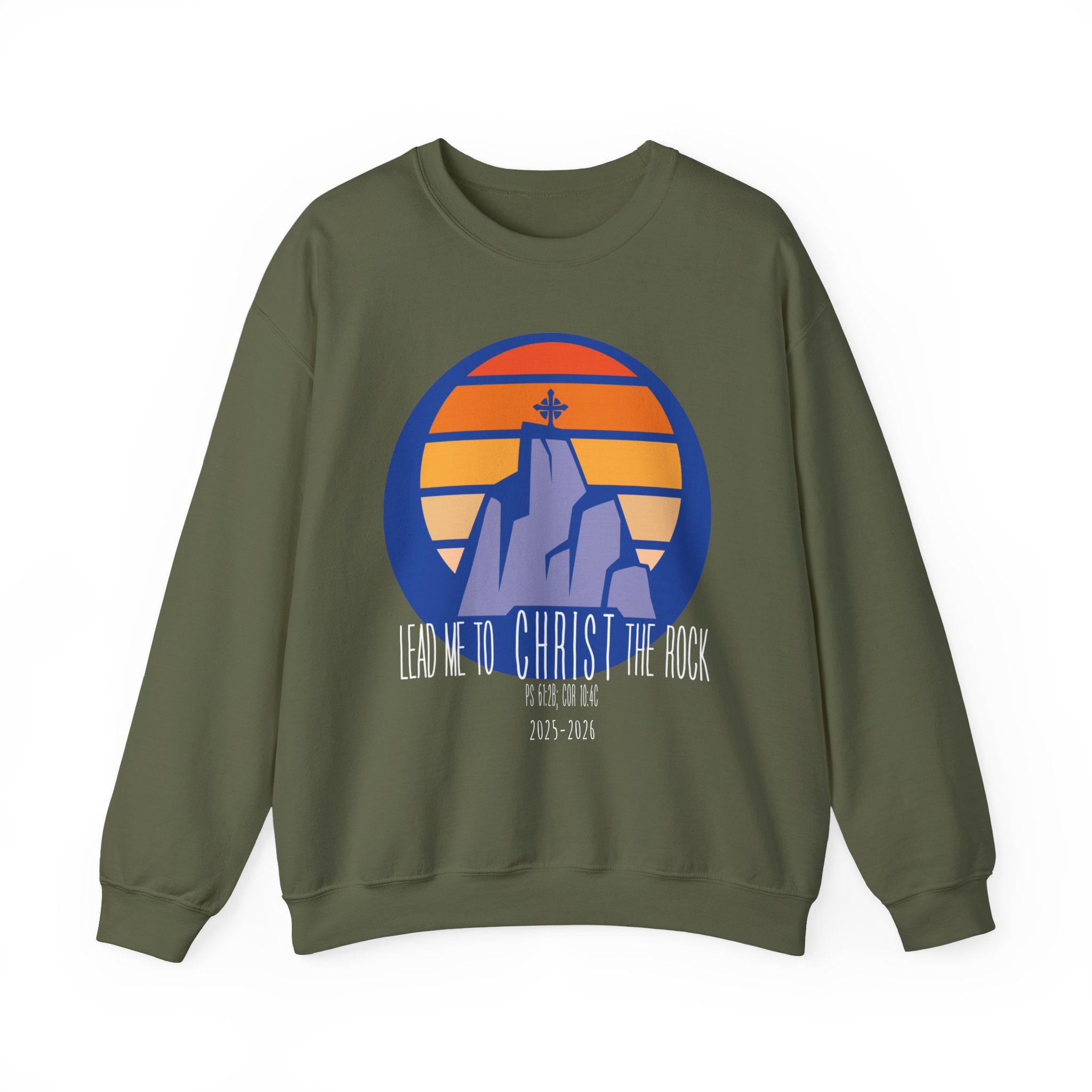 Lead Me to Christ Heavy Blend™ Crewneck Sweatshirt
