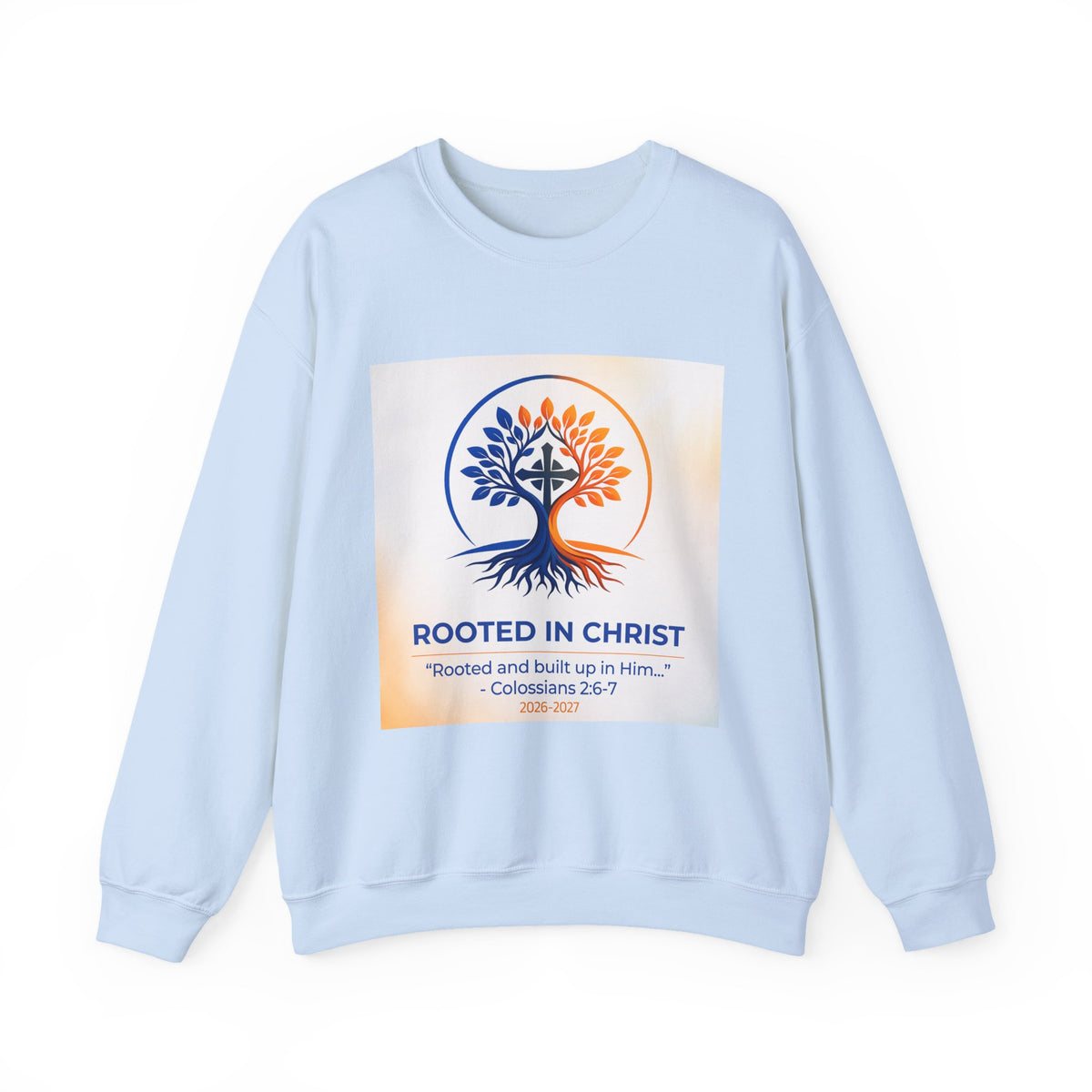 Rooted in Christ Heavy Blend™ Crewneck Sweatshirt