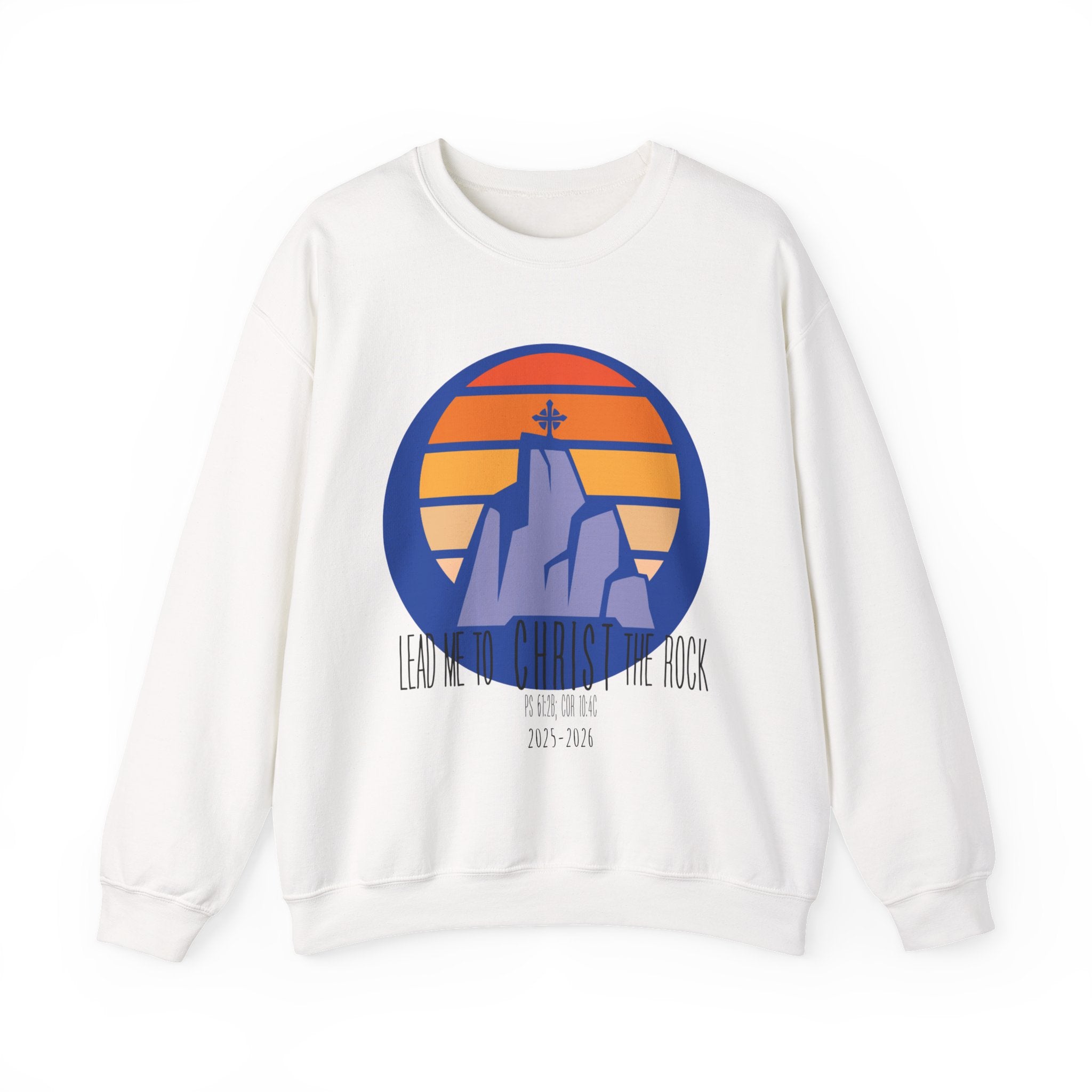 Lead Me to Christ Heavy Blend™ Crewneck Sweatshirt