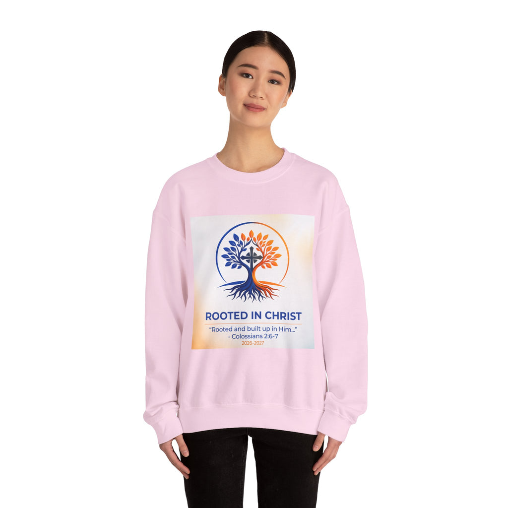 Rooted in Christ Heavy Blend™ Crewneck Sweatshirt