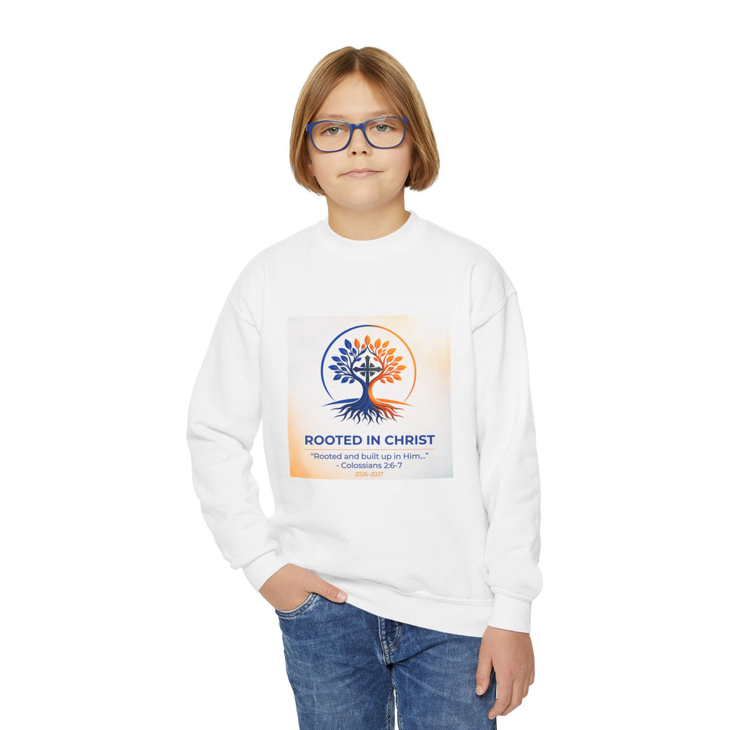 Rooted in Christ Youth Crewneck Sweatshirt