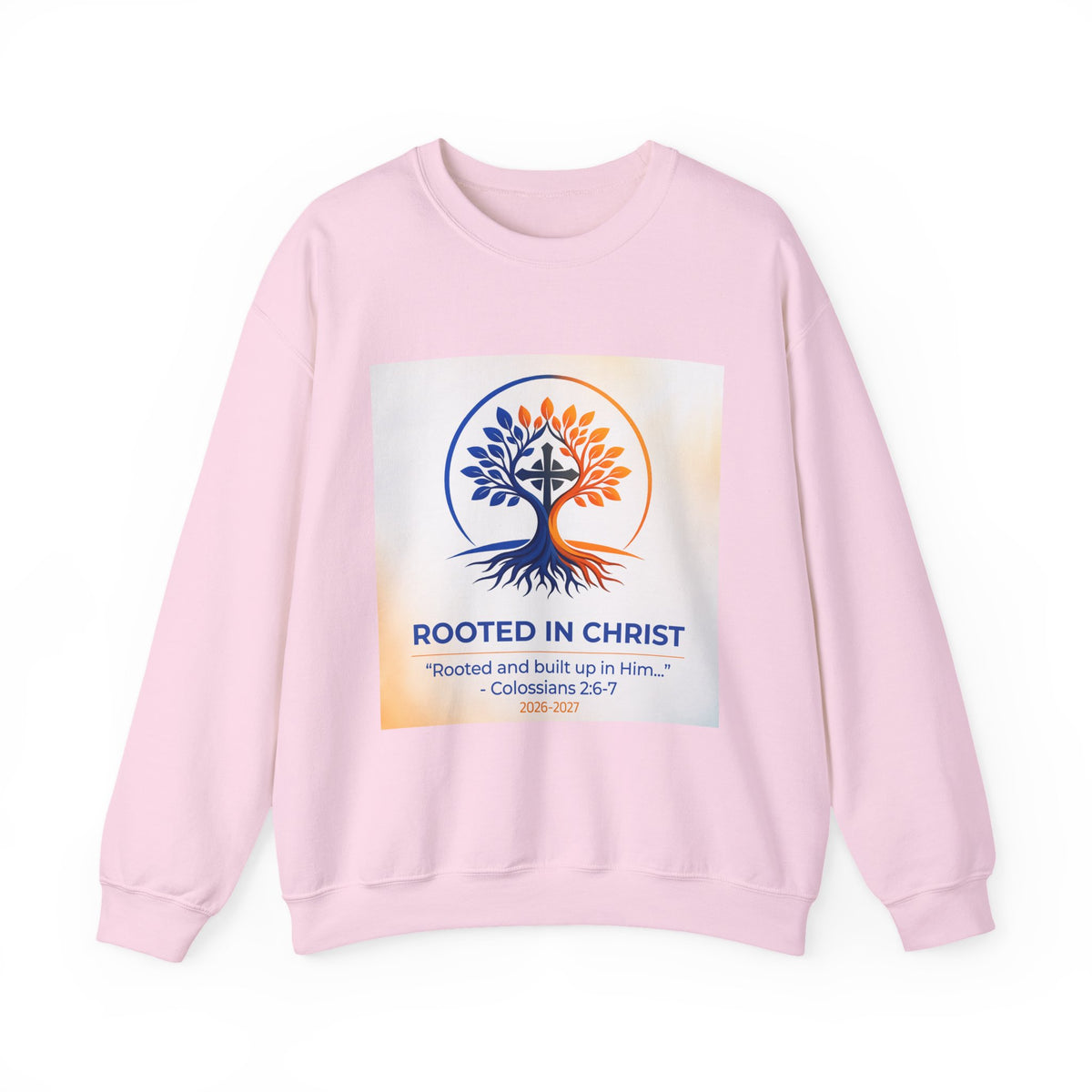 Rooted in Christ Heavy Blend™ Crewneck Sweatshirt