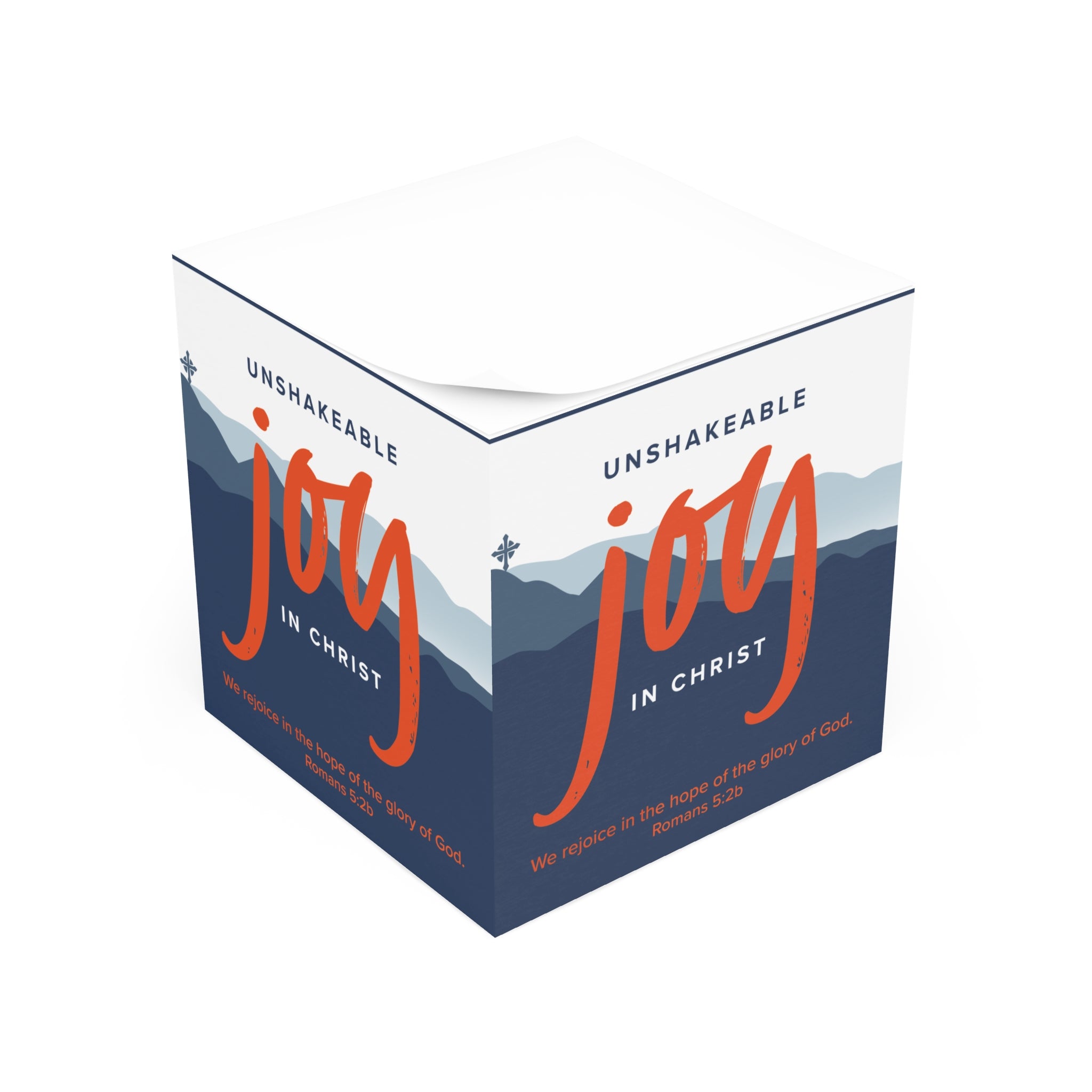 Unshakeable Joy Note Cube