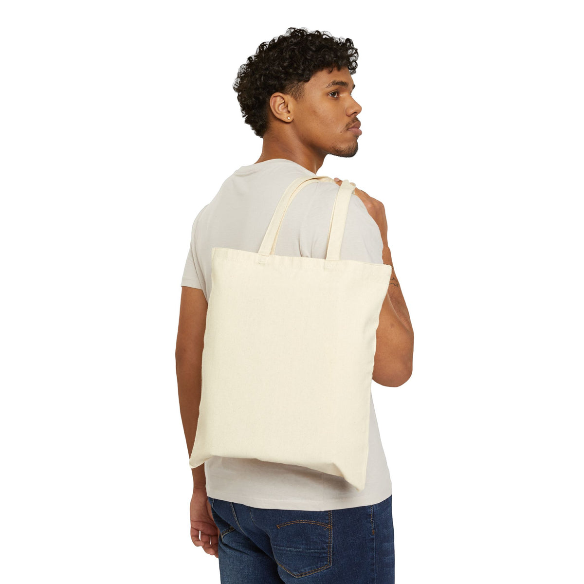 Rooted in Christ Cotton Canvas Tote Bag