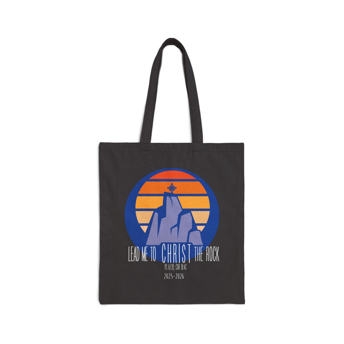 Rooted in Christ Cotton Canvas Tote Bag