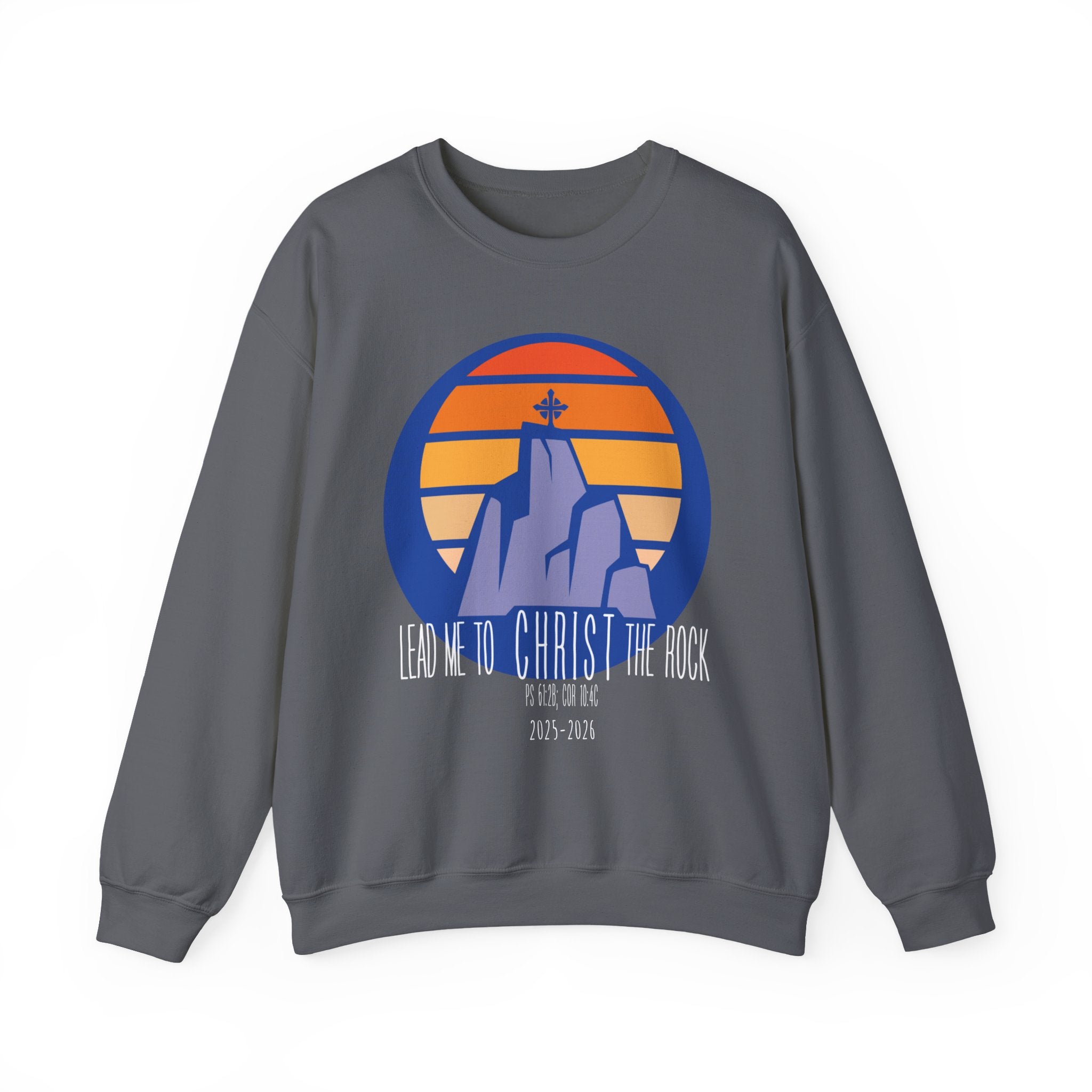 Lead Me to Christ Heavy Blend™ Crewneck Sweatshirt