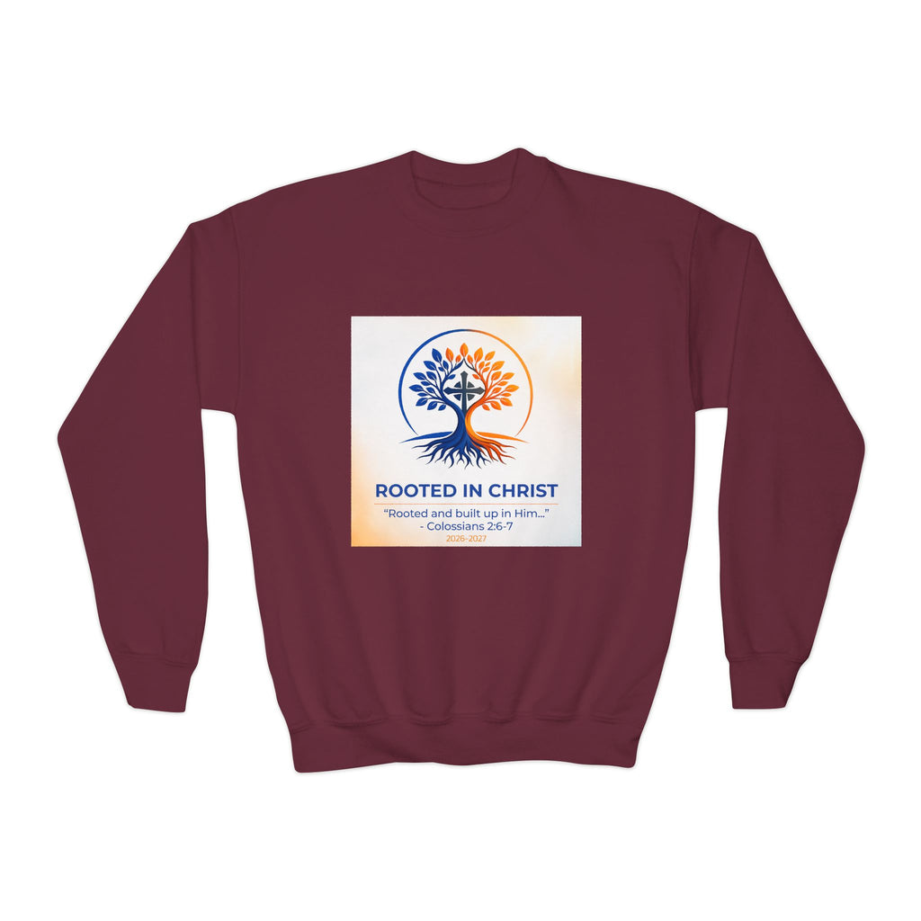Rooted in Christ Youth Crewneck Sweatshirt