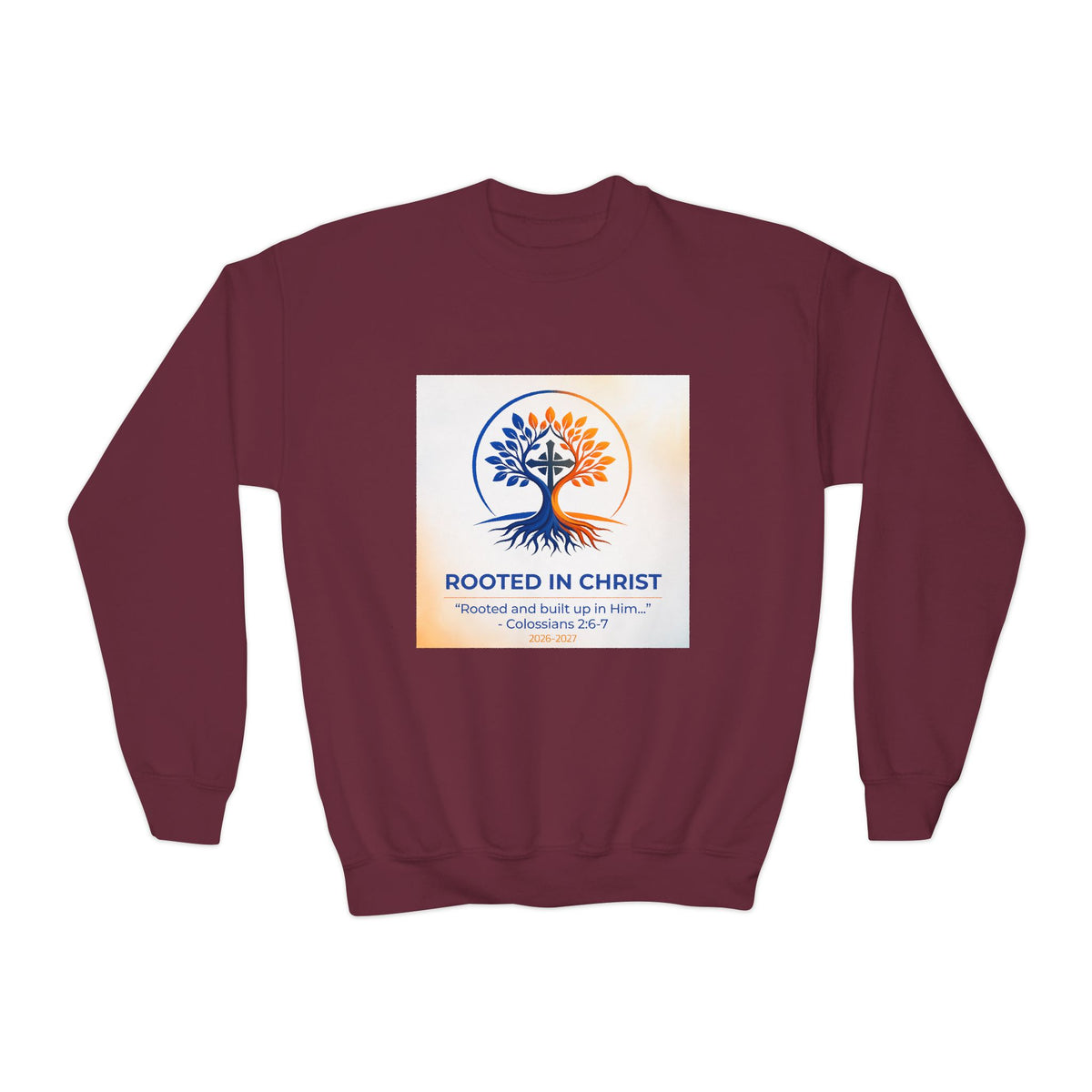 Rooted in Christ Youth Crewneck Sweatshirt