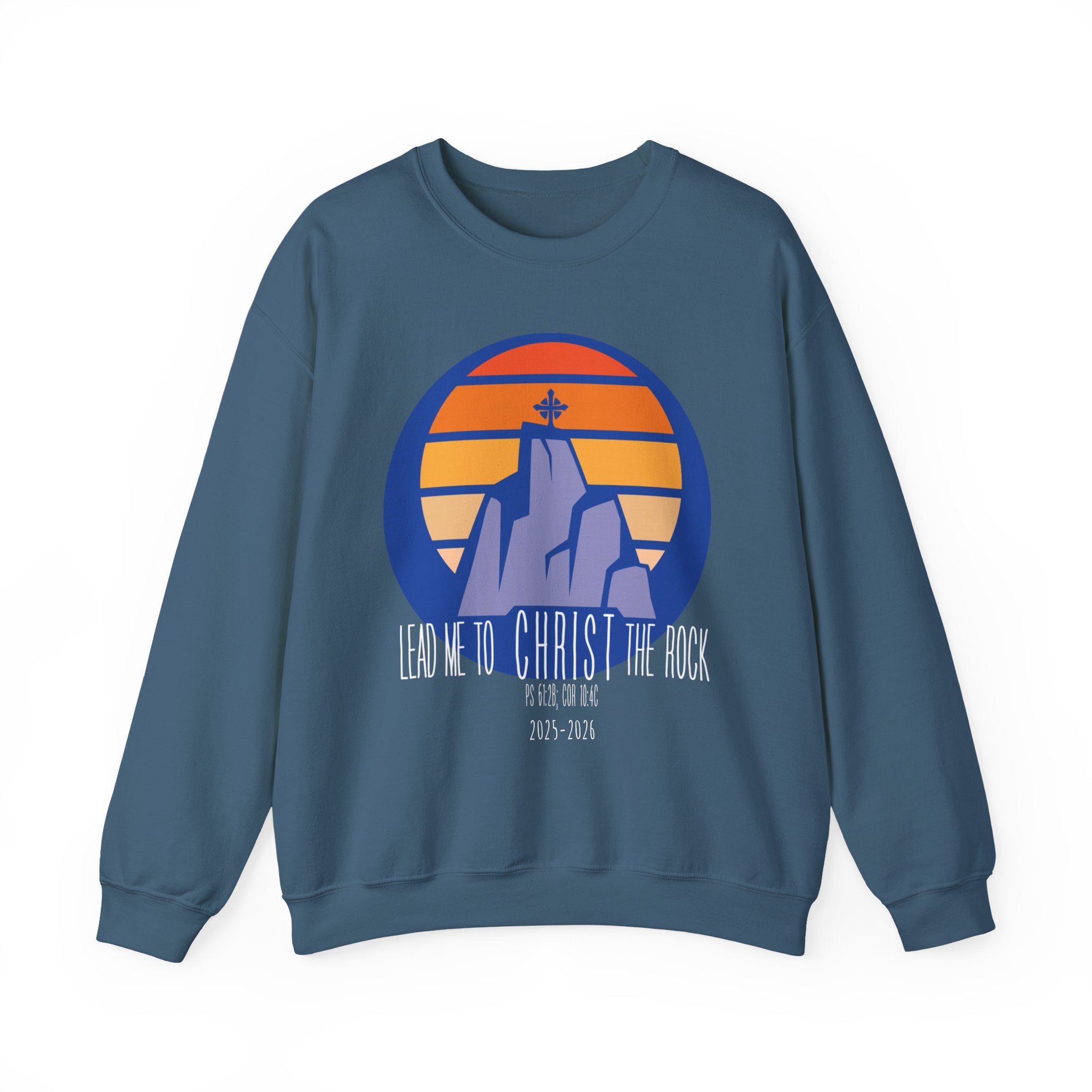 Lead Me to Christ Heavy Blend™ Crewneck Sweatshirt