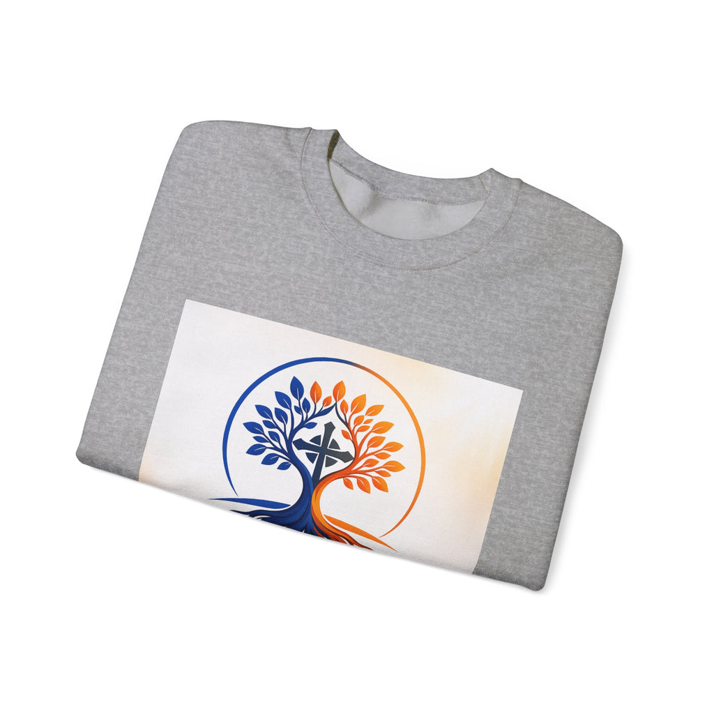 Rooted in Christ Heavy Blend™ Crewneck Sweatshirt