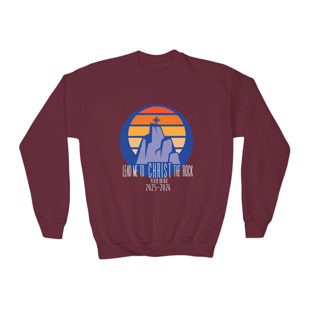 Lead Me to Christ Youth Crewneck Sweatshirt