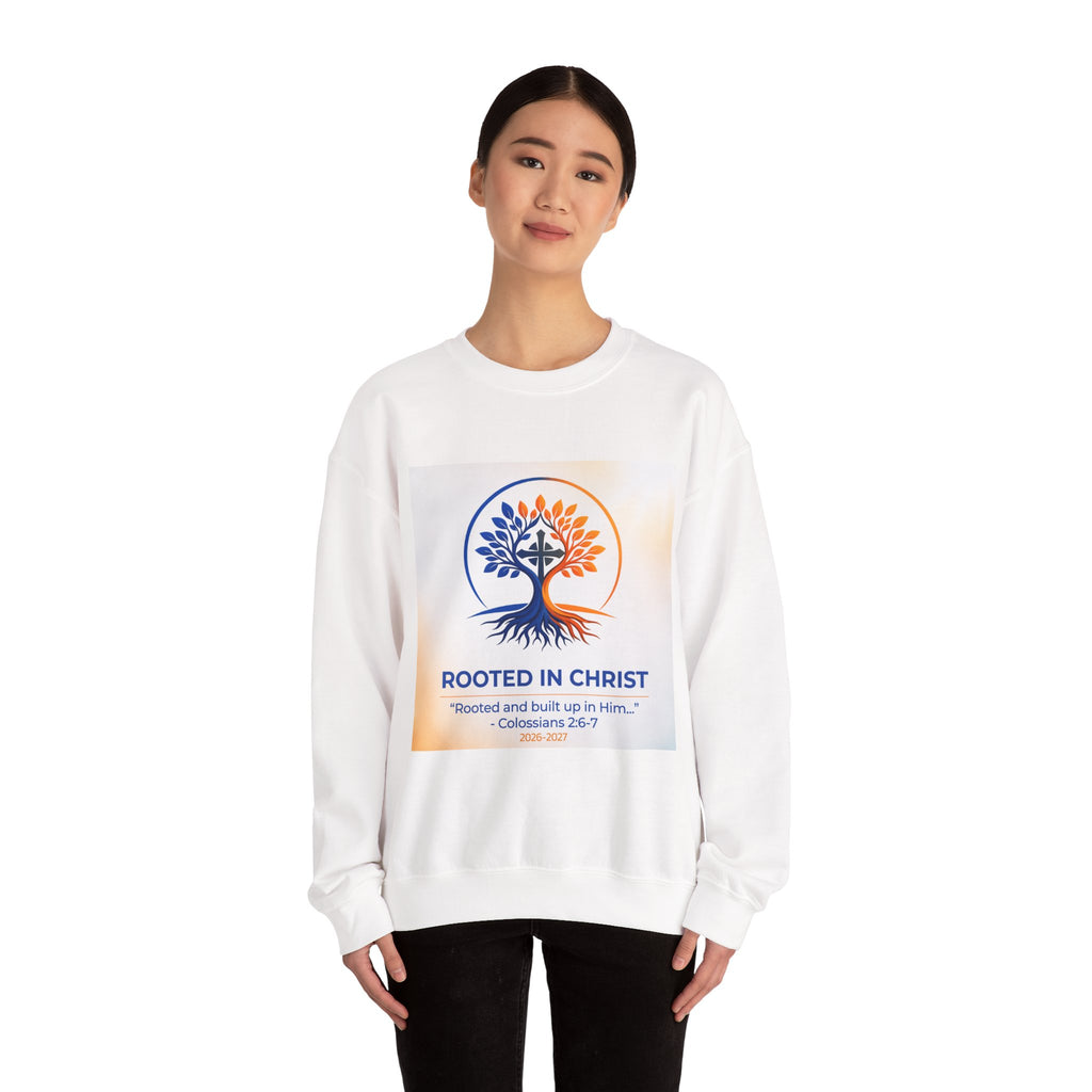 Rooted in Christ Heavy Blend™ Crewneck Sweatshirt