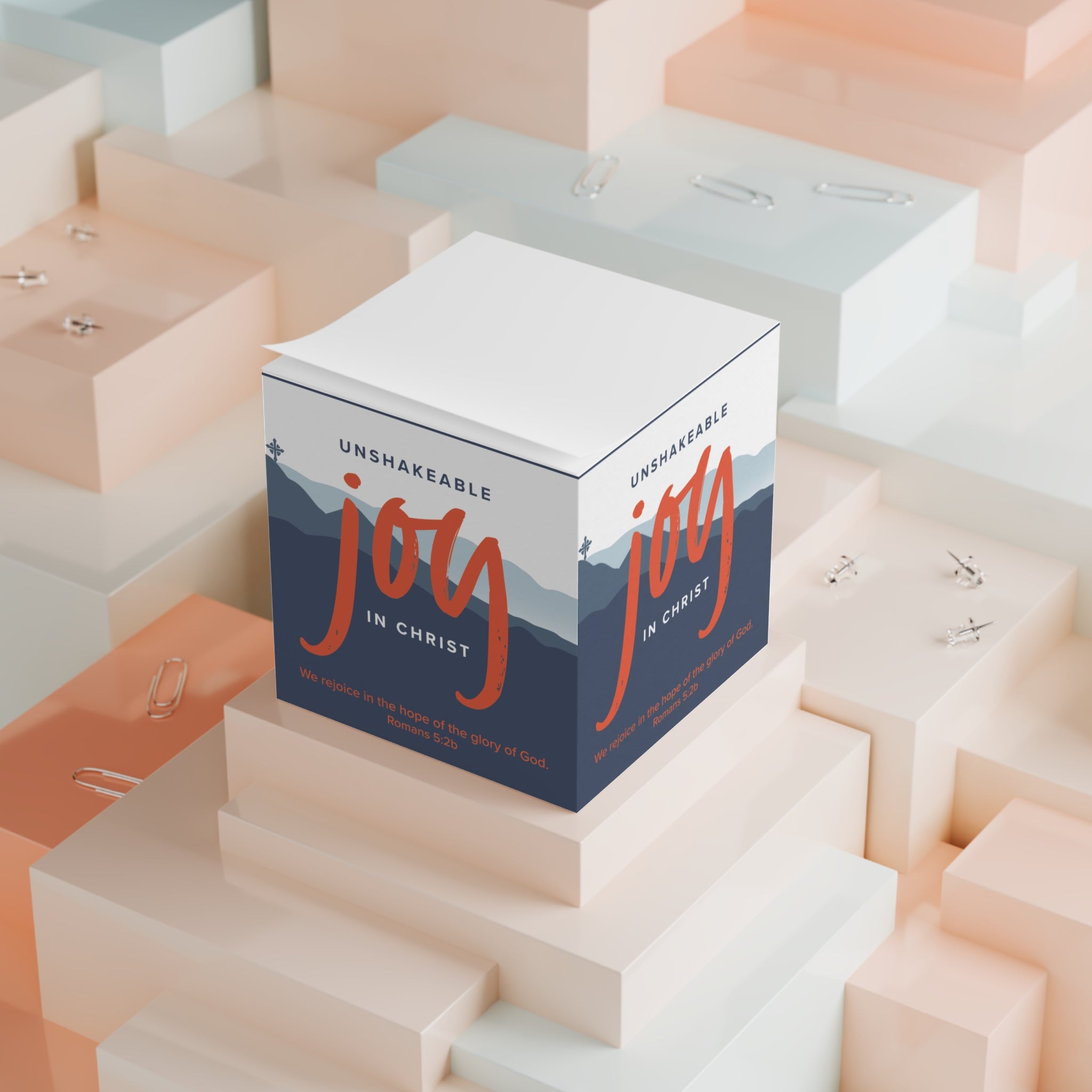 Unshakeable Joy Note Cube
